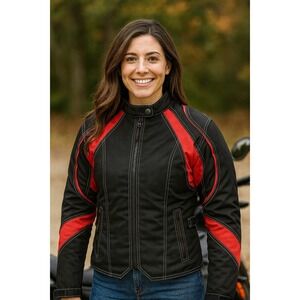Daniel Smart Motorcycle Street Sport Armor Tactical Riding Jacket Womens Size XL